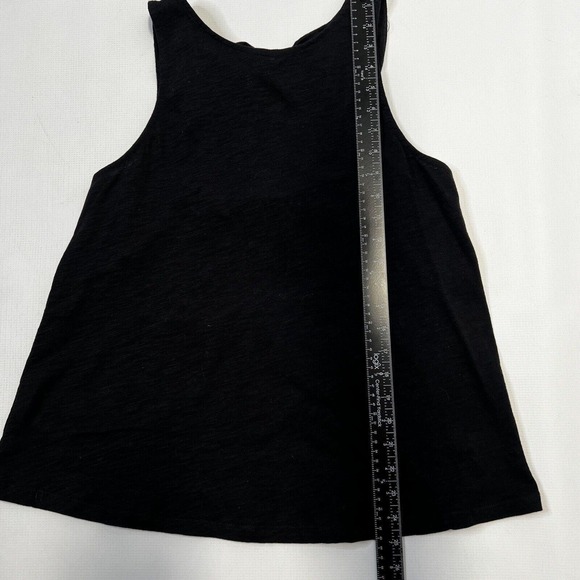 Ro & De Anthropologie Back Bow Tie Tank Shirt Blouse Top Black Medium NEW $58 - Picture 5 of 10